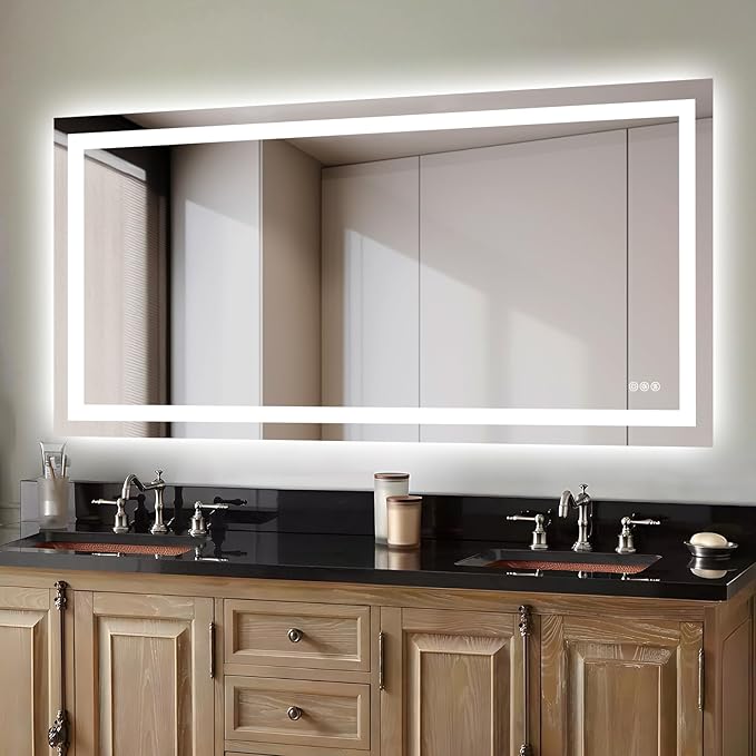 Hivone 72X32 LED Bathroom Mirror by Hivone
