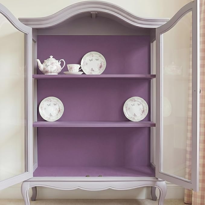 VEELIKE Lavender Purple Velvet Drawer Liner Self Adhesive Velvet Contact Paper - Image 4