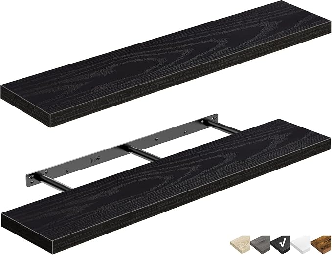 QEEIG Floating Shelves for Wall 47.2" Extra Long by QEEIG
