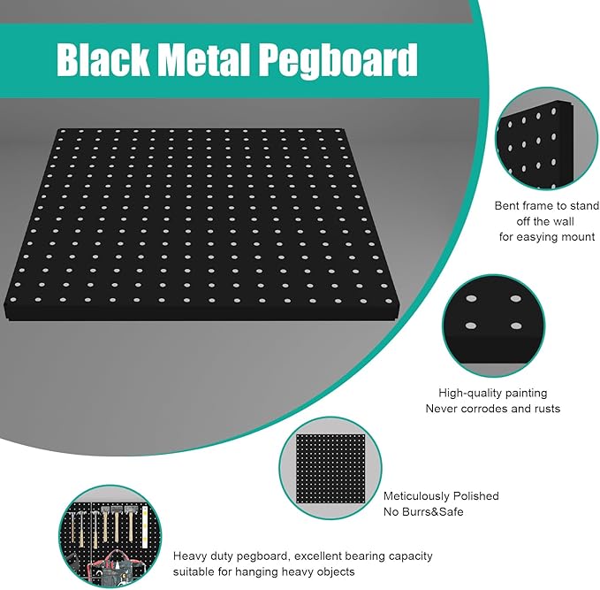 Pegboard, Garage Tool Storage, Office Organization, Craft Room - Image 4
