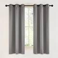 NICETOWN Room Darkening Cafe Satin Curtains by NICETOWN
