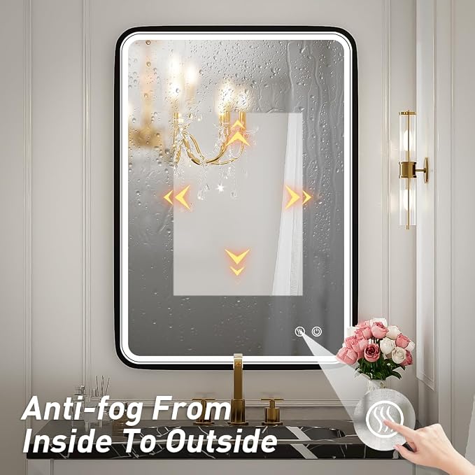 20x28 Inch LED Bathroom Mirror - Image 5