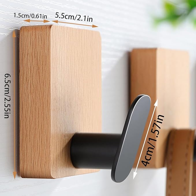 DELITON Towel Hooks Wall Mounted - Image 7