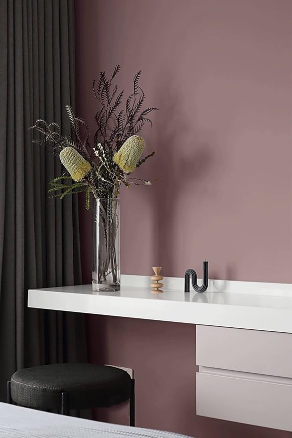Dimoon 236''x17.7'' Pink Peel and Stick Wallpaper Contact Paper Modern Self - Image 3