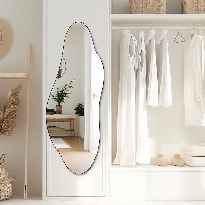 QDSSDECO Full Length Mirror 63"x24" Irregular Wall Mirror Star Frameless - Image 7