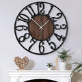 Large Wall Clock for Living Room Decor, 24 Inch Non Ticking Silent, Battery by ArtfulClocksBeautifulMoments