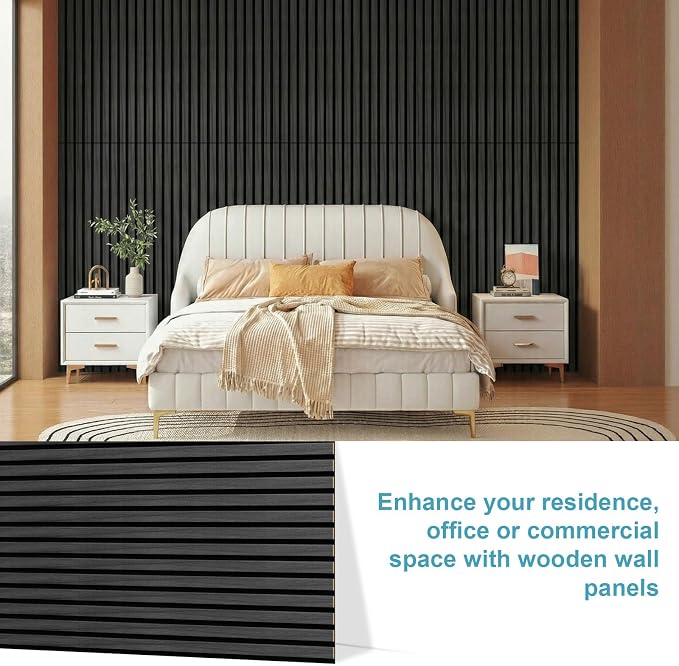 Wood Slat Acoustic Wall Panels-3D Fluted Sound Absorbing Panel - Image 3