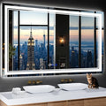 60"x36" LED Bathroom Mirror by INFINIGLASS