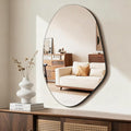 FICTOR Irregular Asymmetrical Wall Mirror, Living Room, Dining Room by FICTOR