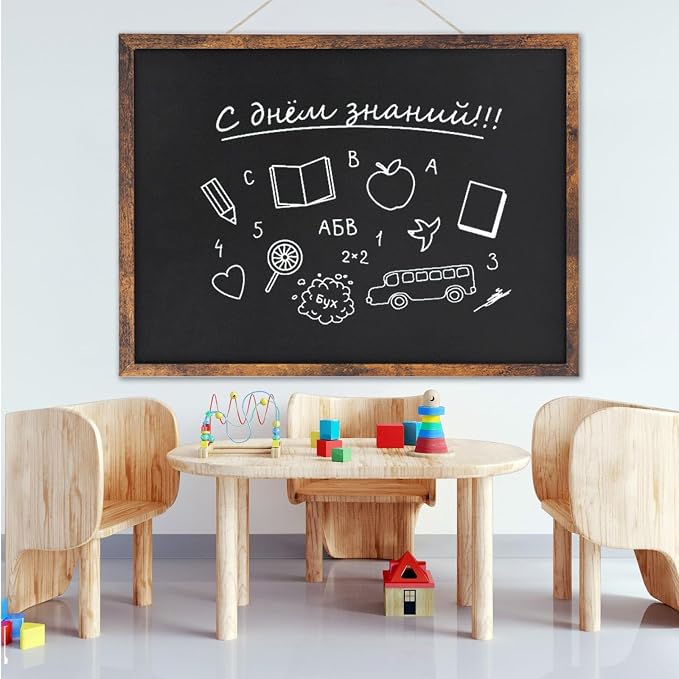 Magnetic Chalkboard, 20x30 Inches Blackboard - Image 6