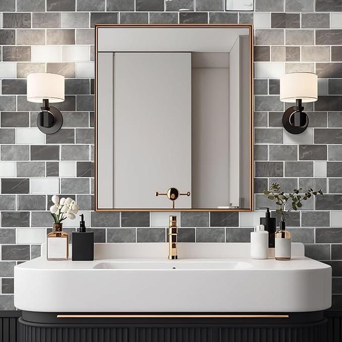 Art3d Peel and Stick Granite Wall Tiles – 12"x12" Thicker Design Backsplash - Image 3
