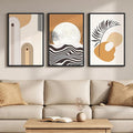 Framed Boho Mid Century Modern Wall Art by MXART
