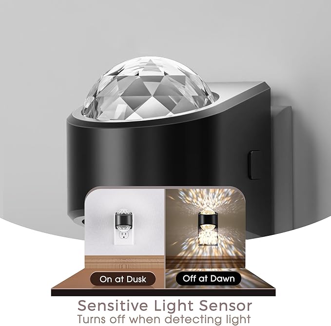 Briignite Night Light, Night Lights Plug into Wall, LED Projector Night Light - Image 5