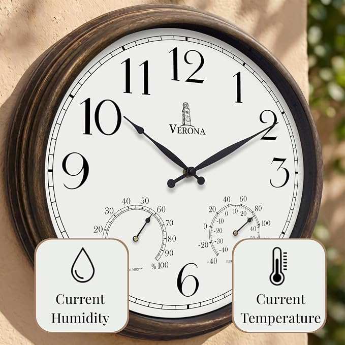 Outdoor Clocks for Patio Large Waterproof - Image 4
