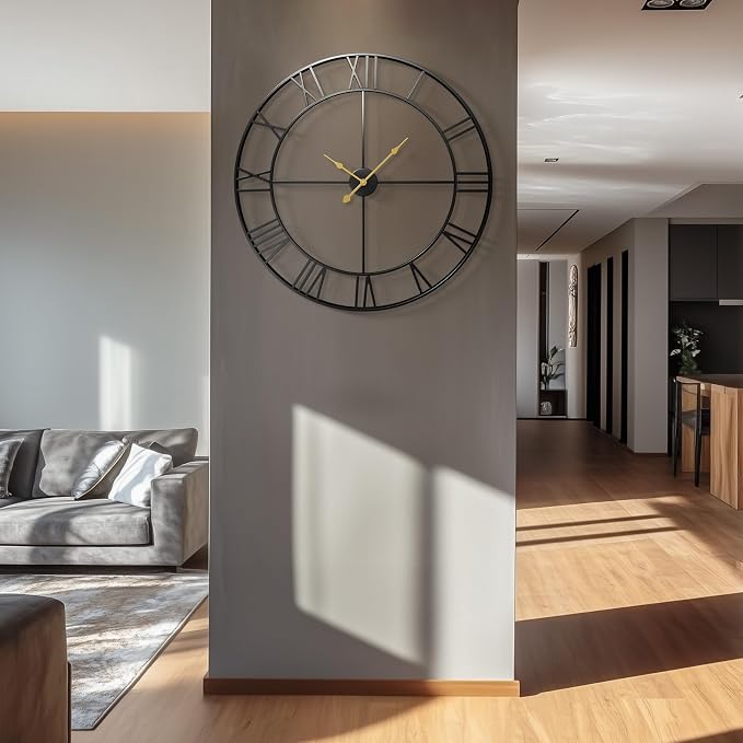 Cuspin 36 Inch Extra Large Wall Clock, Silent Non Ticking Battery Operated - Image 7