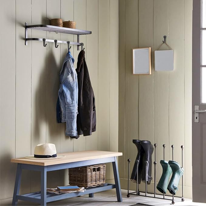 ZAYBOD Heavy Duty Wall Mounted Black Coat Hooks, mudroom Hooks, Backpack Hooks - Image 7