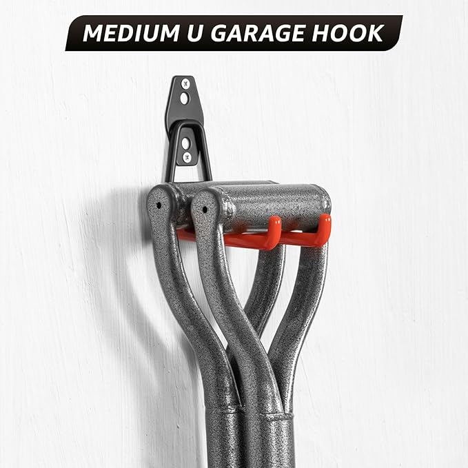 40 Pack Garage Hooks, Heavy Duty Steel Wall Mount Utility Hangers - Image 6