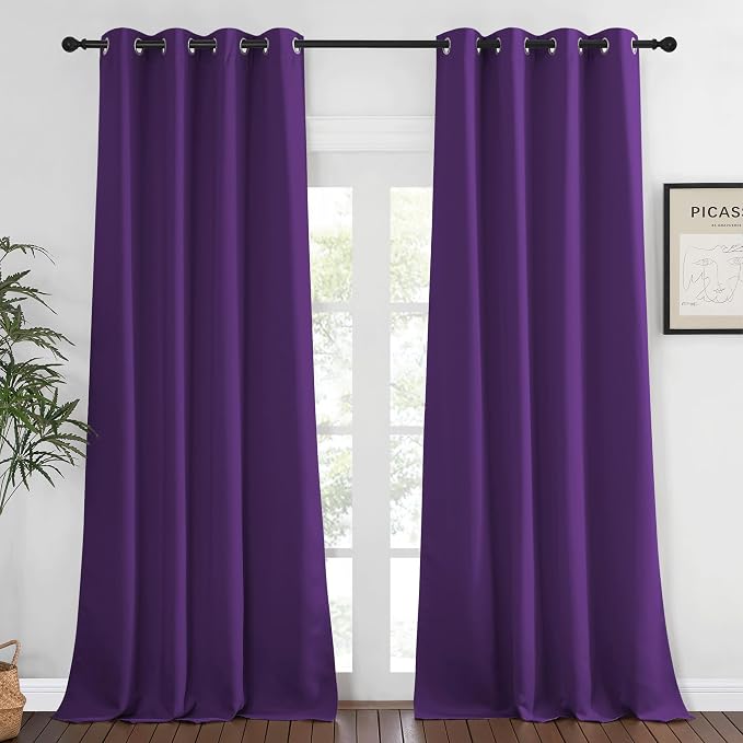 NICETOWN Blackout Window Curtain 90 inch Length by NICETOWN