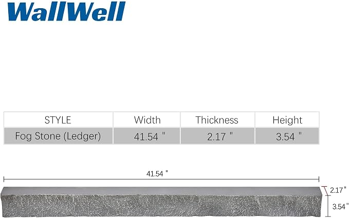 Faux Stone Wall Trim Artisan Hand Painted Decorative Molding - Image 6