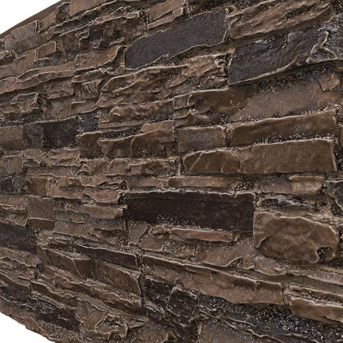 EverStone Canyon Ridge Faux Stone Panel, 45 3/4"W x 24 1/2"H x 1 1/4"D - Image 7