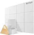 18 Pack Acoustic Panels for Walls, Sound Absorbing Foam Panels for Home & by Lebenforce