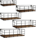 Fixwal Hanging Floating Shelves, 5 Sets of Mounted Shelves by Fixwal