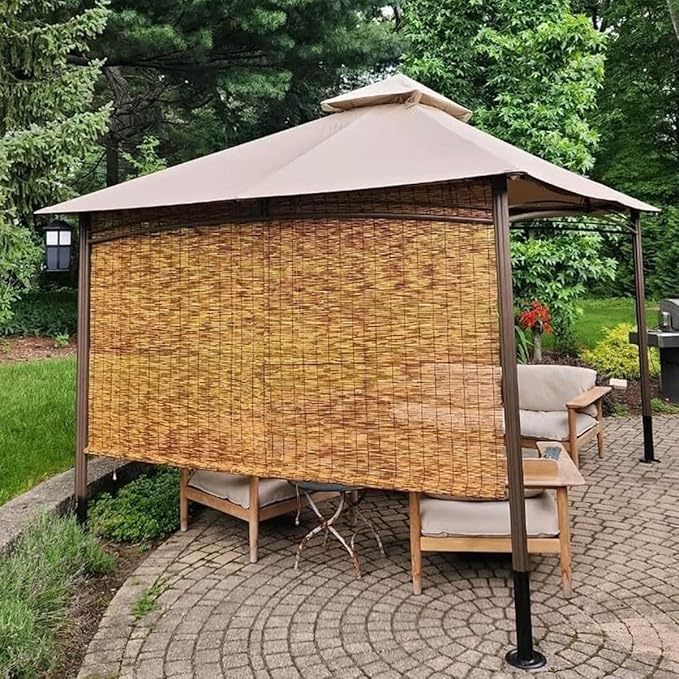 Bamboo Blinds for Patio, Outdoor Bamboo Roll up Shades, Waterproof Cordless - Image 8