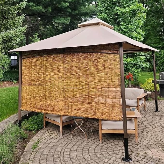 Bamboo Blinds for Patio, Outdoor Bamboo Roll up Shades, Waterproof Cordless - Image 8