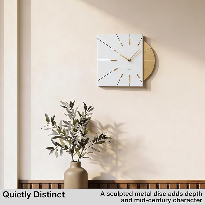 Driini Clocks Mid Century Modern Wall Clock - Image 2