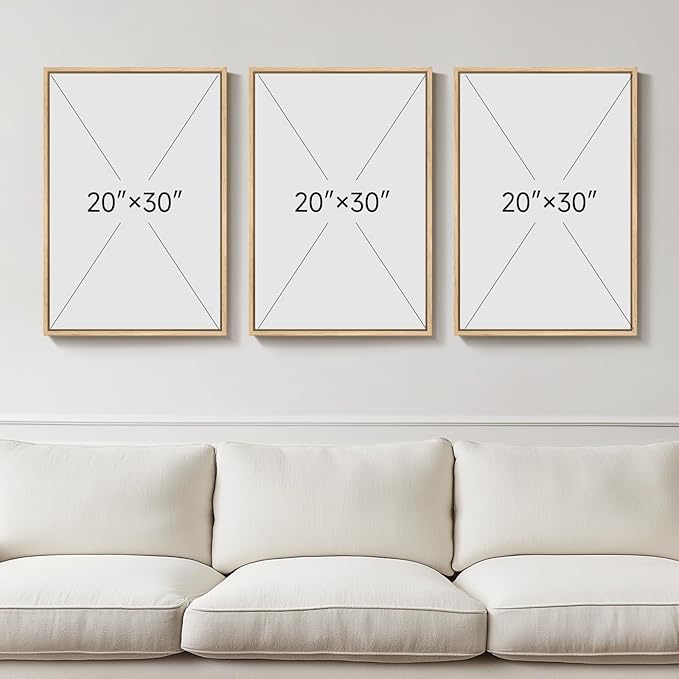Framed Large Matisse Wall Art for Living Room, 3 Piece Vintage Sage Green - Image 5