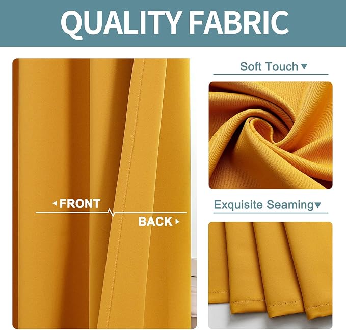 ChrisDowa Grommet Room Darkening Curtains - Image 3
