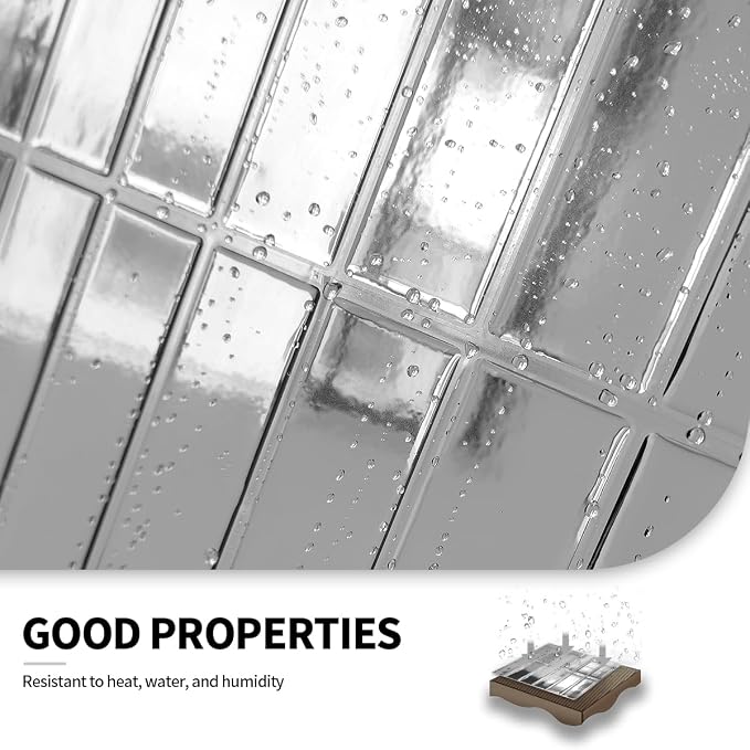 Peel and Stick Backsplash 3D Wall Tiles, Self-Adhesive, Oil Proof, Waterproof - Image 4