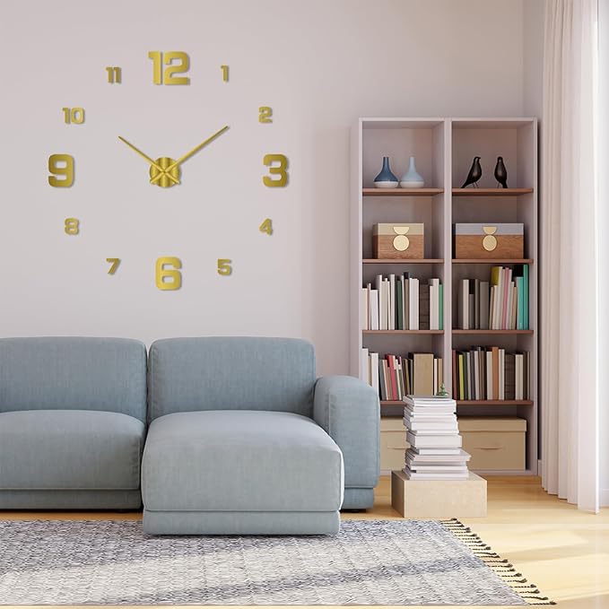 3D DIY Luminous Dial Acrylic Frameless Silent Wall Clock - Image 4