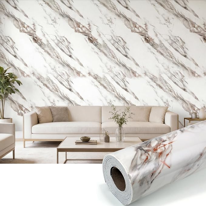 KASARO Peel and Stick Backsplash Wall Tile, 118 × 47 inch Self-Adhesive Thicker by KASARO