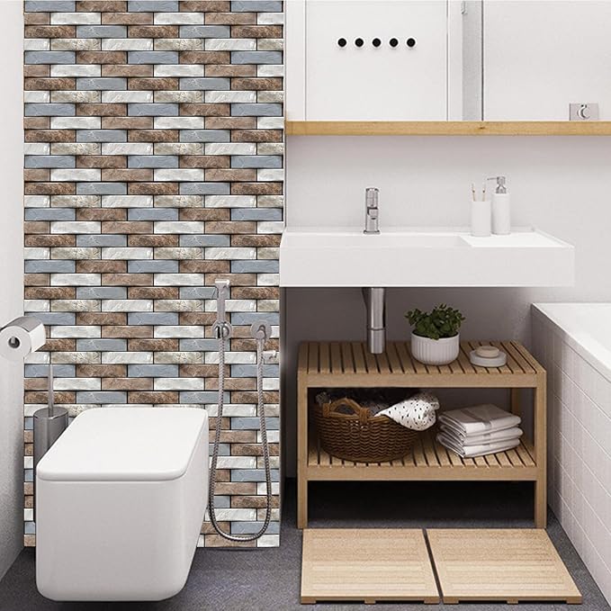 3D Wall Panels Peel and Stick, Faux Brick Wall Panel, Living Rooms, bedrooms - Image 5