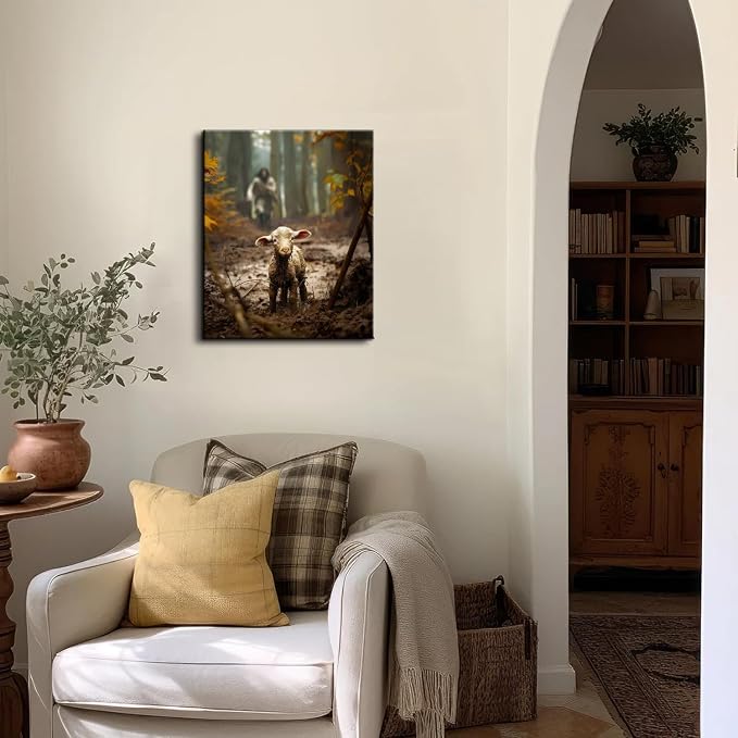 Religious wall decor for prayer room Christian wall art for Christmas - Image 8
