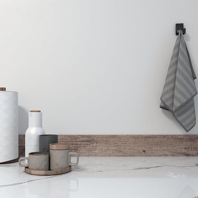 Decotalk Wood Wall Border Wallpaper Border Peel and Stick 3"X590" Wood Contact - Image 2
