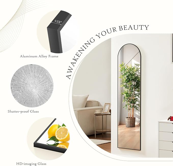 Mirror Full Length, Upgraded Body Wall Mirrors - Image 3