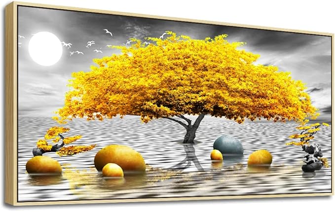 Framed Canvas Wall Art For Living Room Large size Boho Wall Decor For Bedroom by MHARTK66