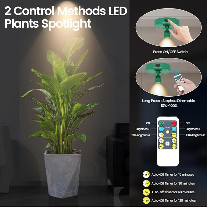 HAMVIDNE LED Spotlight, Rechargeable Battery Picture Lights, Uplighting Indoor - Image 3