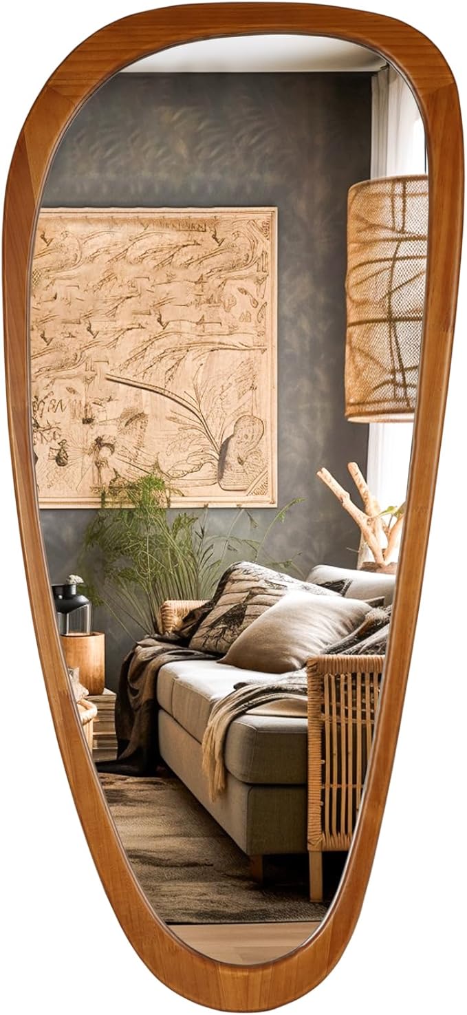 WallBeyond Asymmetrical Mirror, Irregular Mirror Full Length, Boho Wall Mirrors by WallBeyond