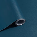 Safiyya 393"x17.7" Dark Blue Peel and Stick Wallpaper Blue Contact Paper Solid by SAFIYYA