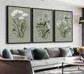 Vibrant Flowers Canvas Wall Art by ASDCEUTICALS