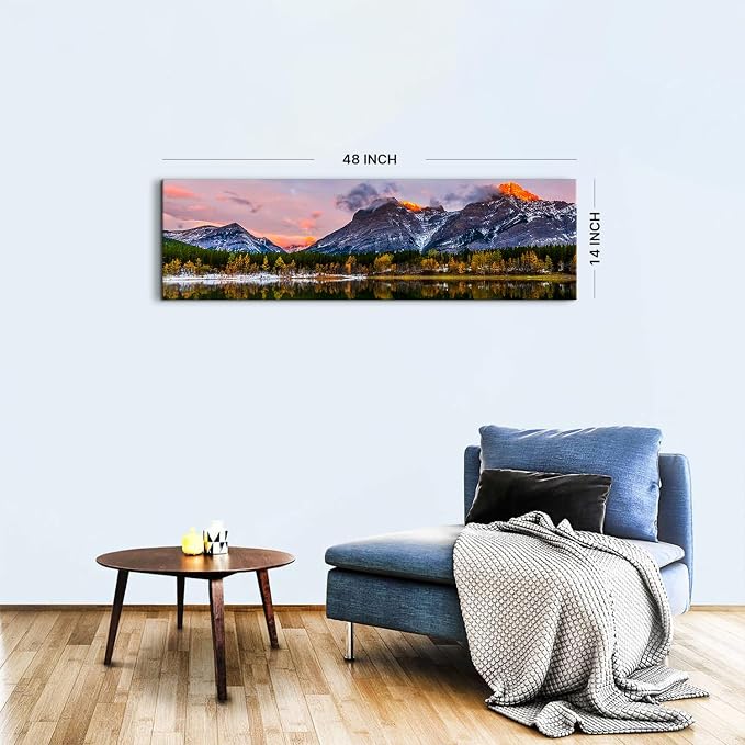 Sunset Landscape Canvas Wall Art - Image 6