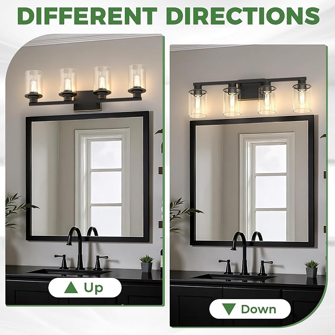 DORESshop 4-Light Vanity Light Fixtures, Modern Vanity Lights - Image 6