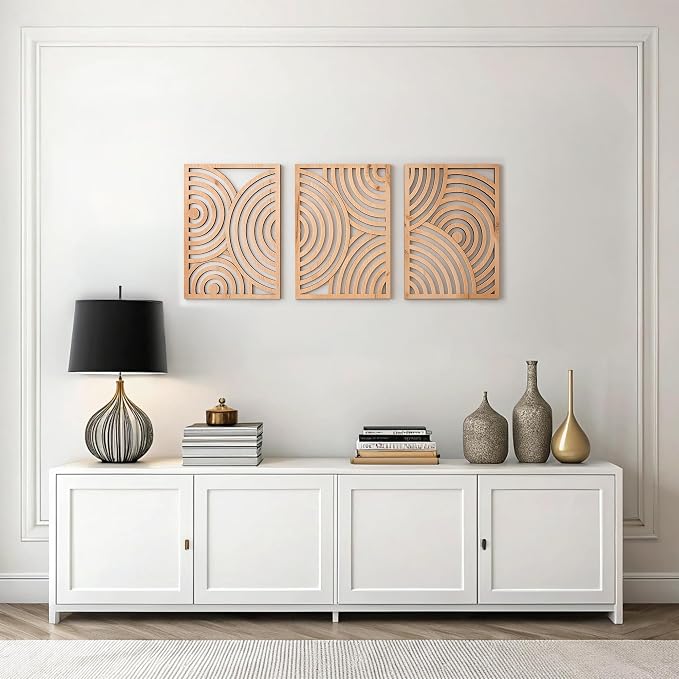 qmmp Modern Wooden Wall Sculptures by qmmp