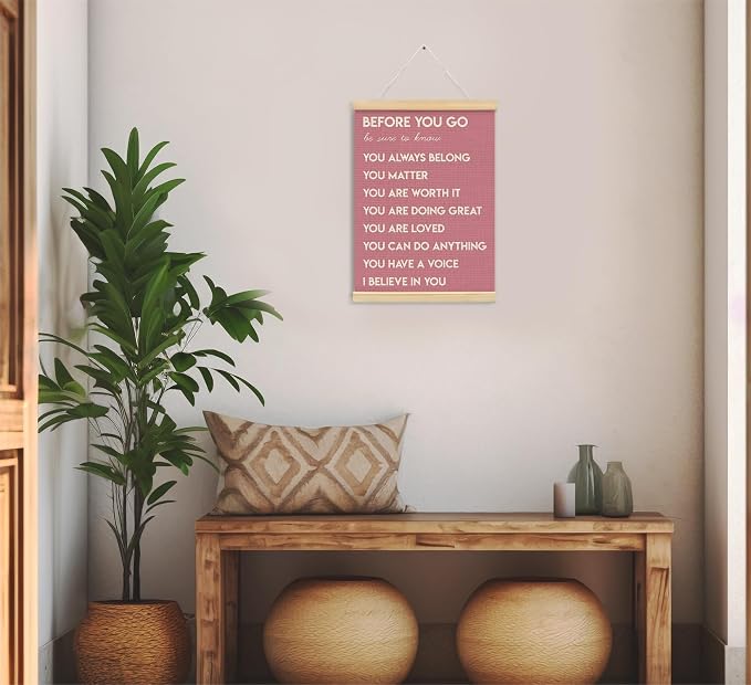 Mental Health Positive Affirmations Inspirational Wall Art Decor, Therapist - Image 4