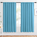 NICETOWN 2 Panels Blackout Curtains, Rod Pocket Window Curtains Room Darkning by NICETOWN