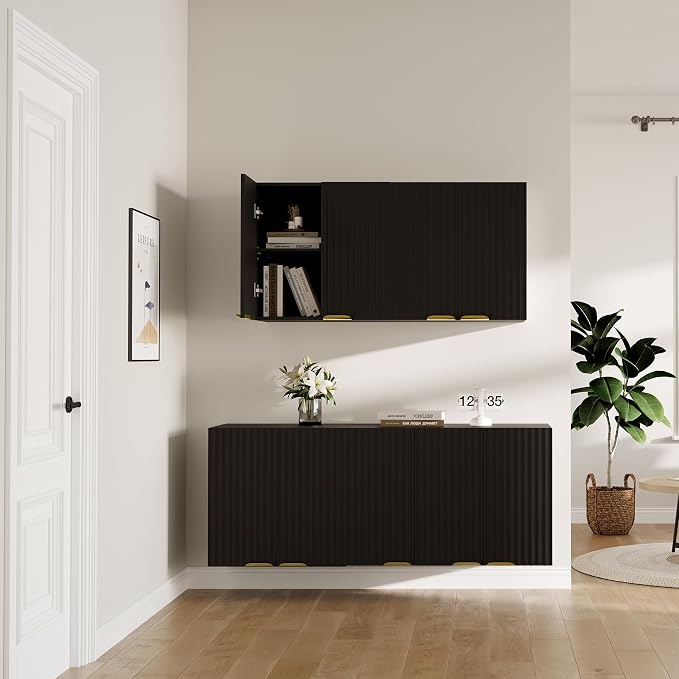 ChooChoo Bathroom Wall Cabinet, Kitchen Storage Cupboard Cabinet - Image 6