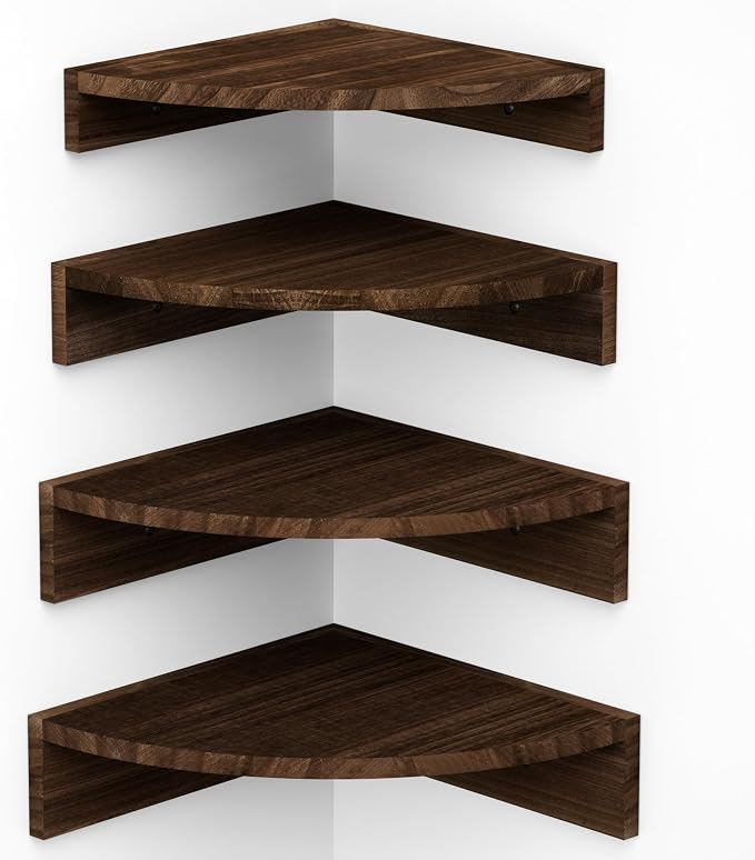 Alsonerbay Corner Shelf Wall Mount, Floating Shelves by Alsonerbay